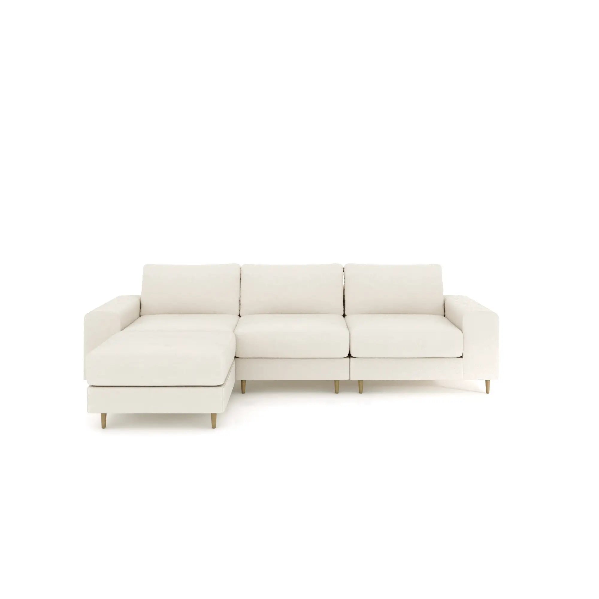 Modulares Sofa Lauria (4-Sitzer) mit Pouffe