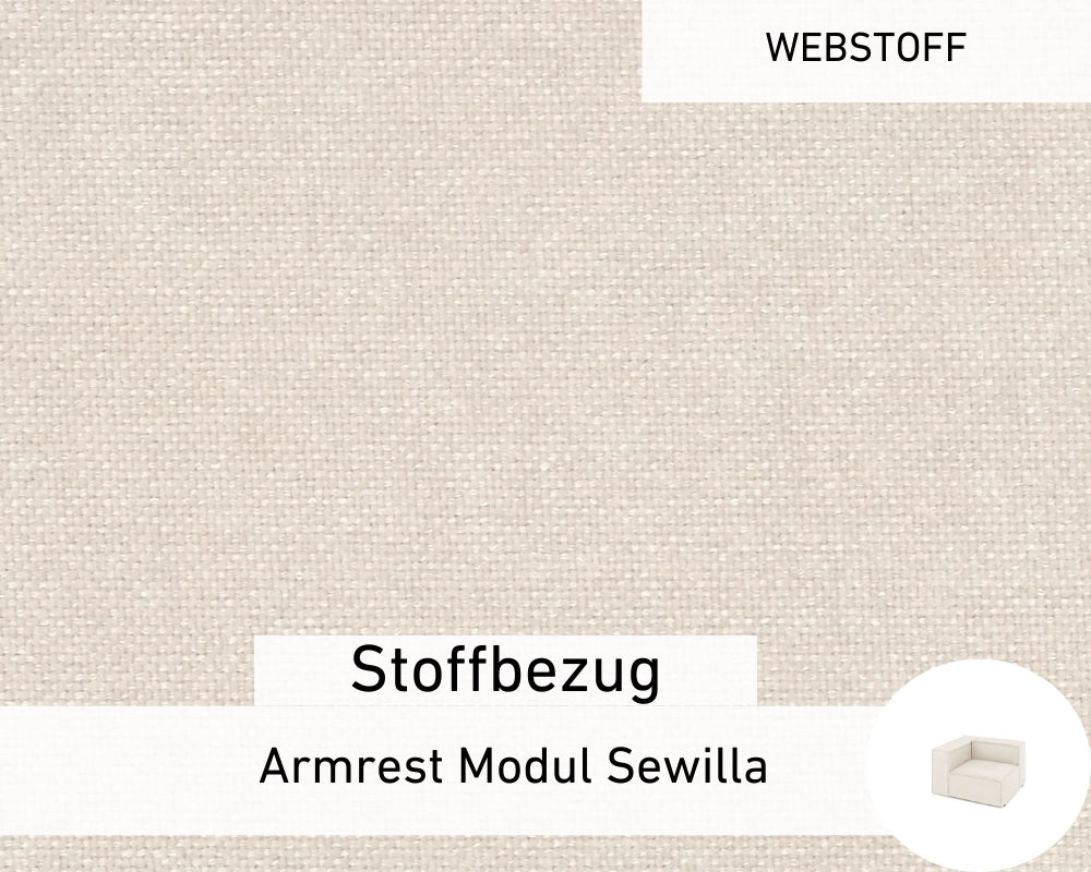 Bekleding van stof - Module armleuning Sewilla