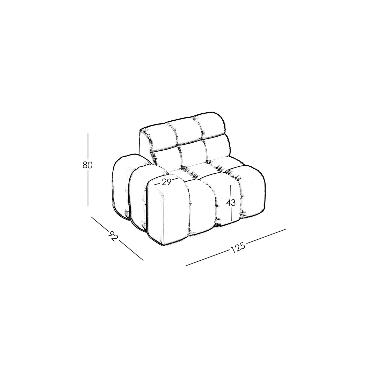 Armrest Modul Umbria