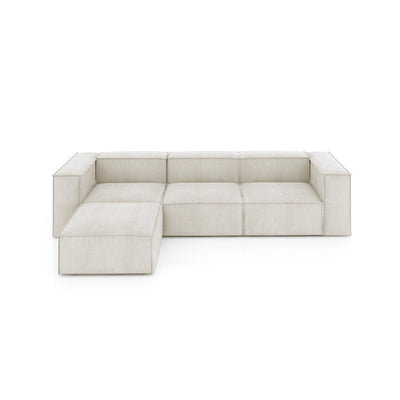Canapé modulaire Sewilla (4 places) avec Pouffe
