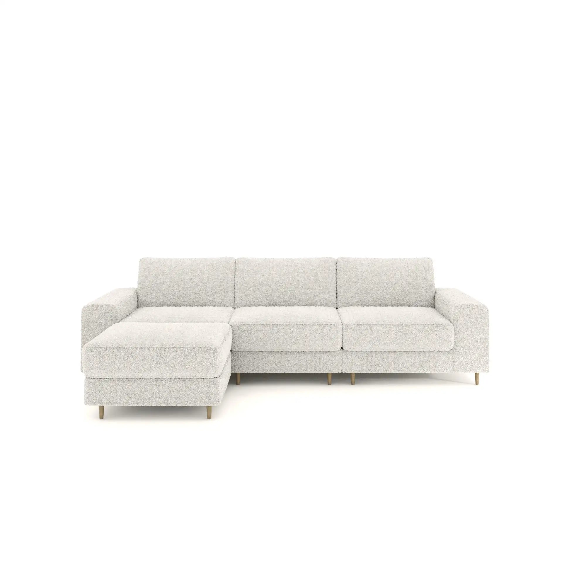 Modulares Sofa Lauria (4-Sitzer) mit Pouffe