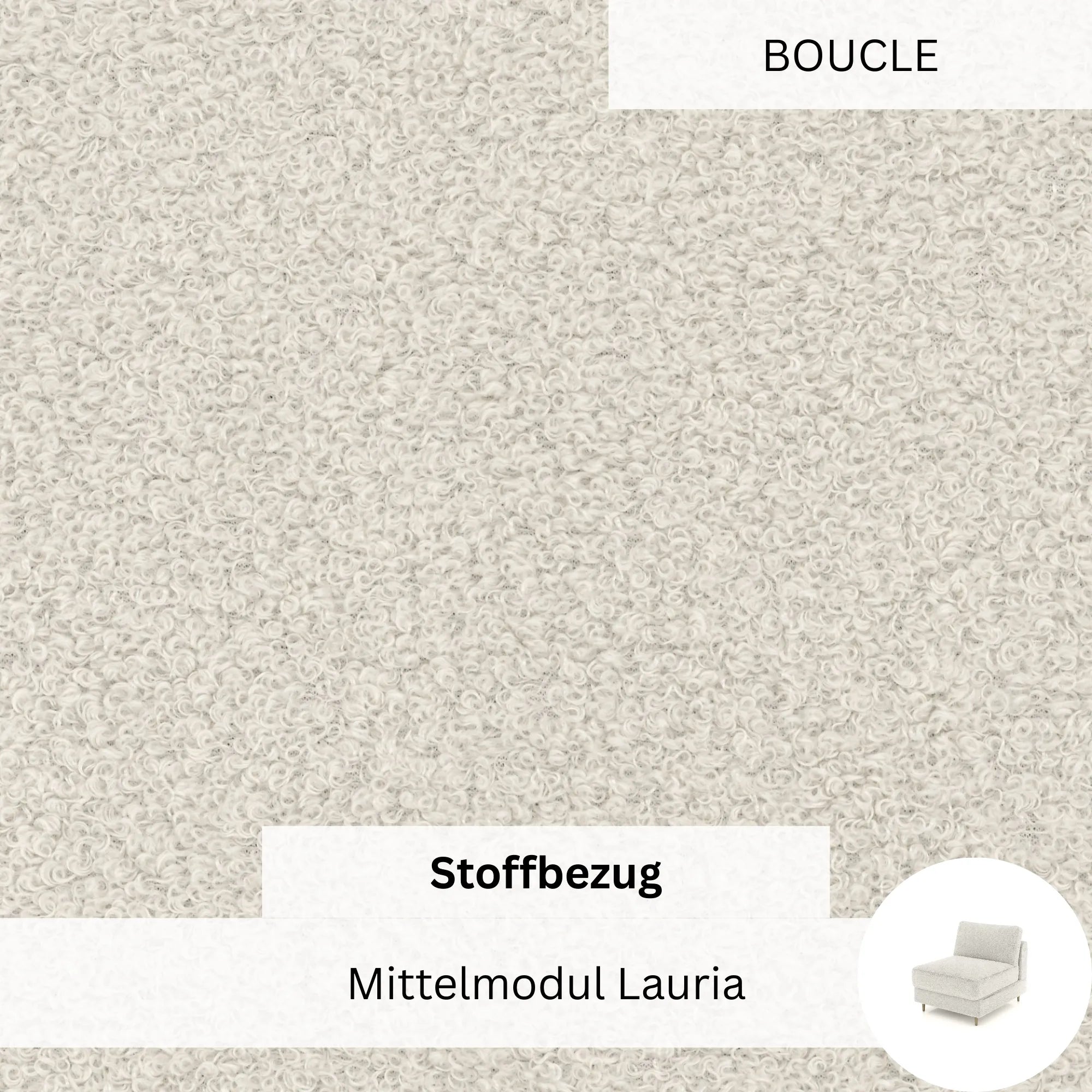 Stoffbezug - Mittelmodul Lauria