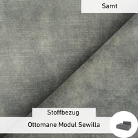 Stoffbezug - Ottomane Modul Sewilla
