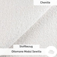 Stoffbezug - Ottomane Modul Sewilla