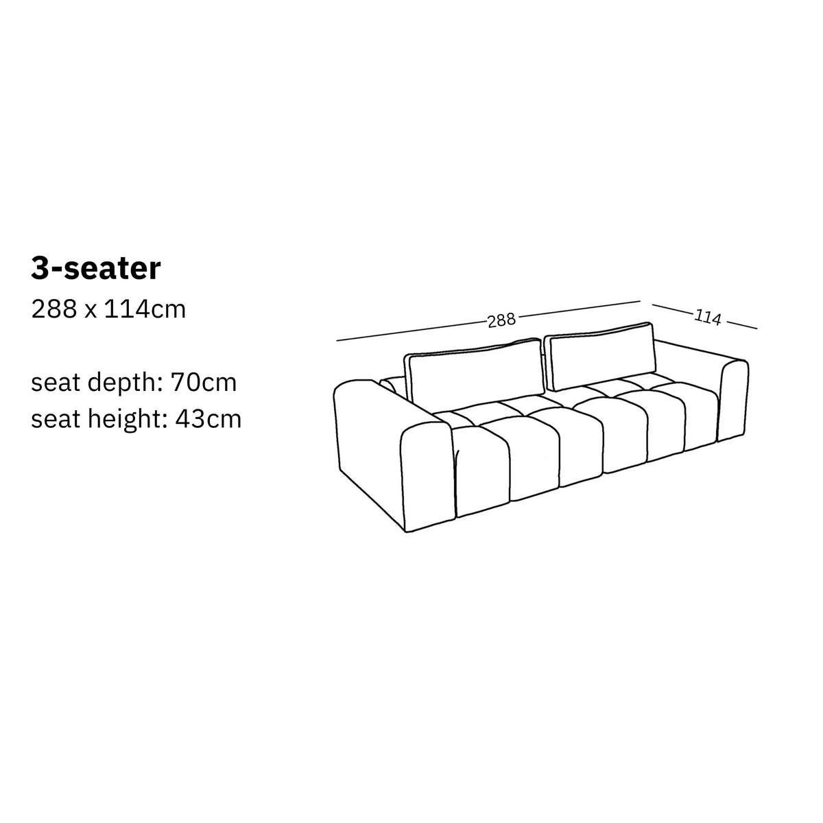 Modular Sofa Comora (3-seater)