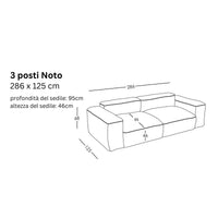 Divano modulare Noto (3 posti)