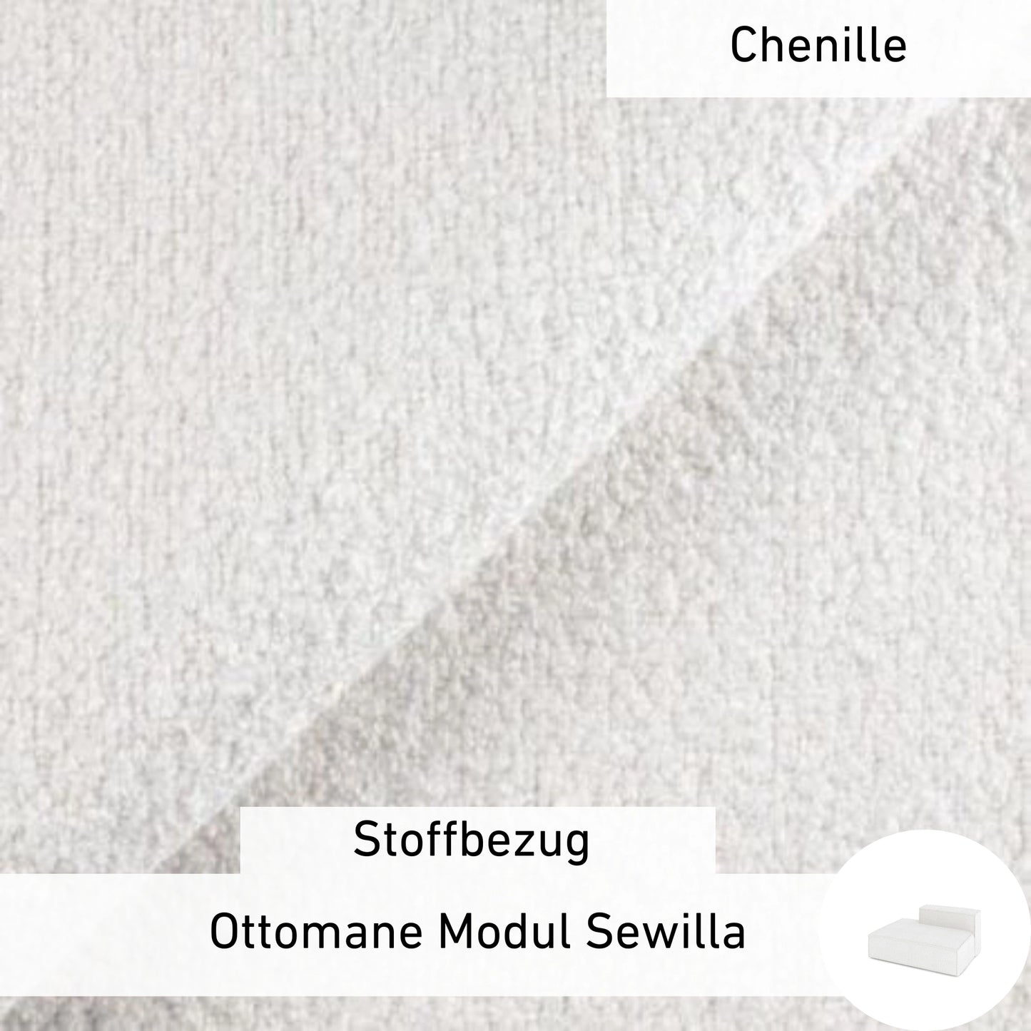 Stoffbezug - Ottomane Modul Sewilla