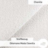 Stoffbezug - Ottomane Modul Sewilla