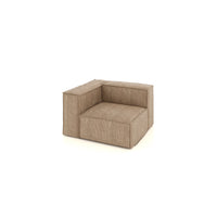 Bekleding van stof - Module armleuning Sewilla