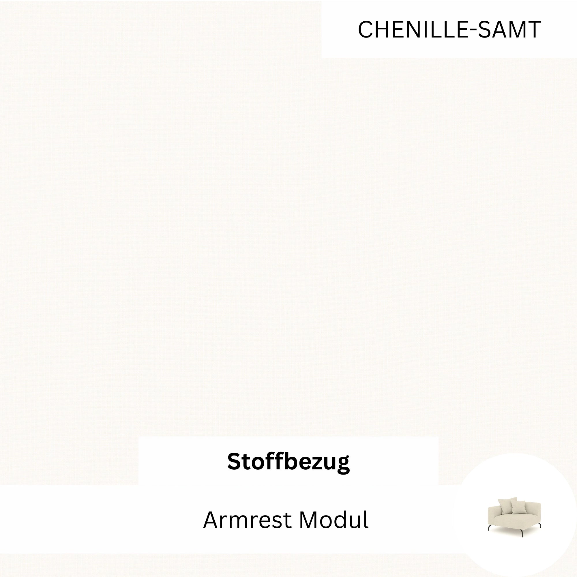 Modulo bracciolo Ventora (sinistra)