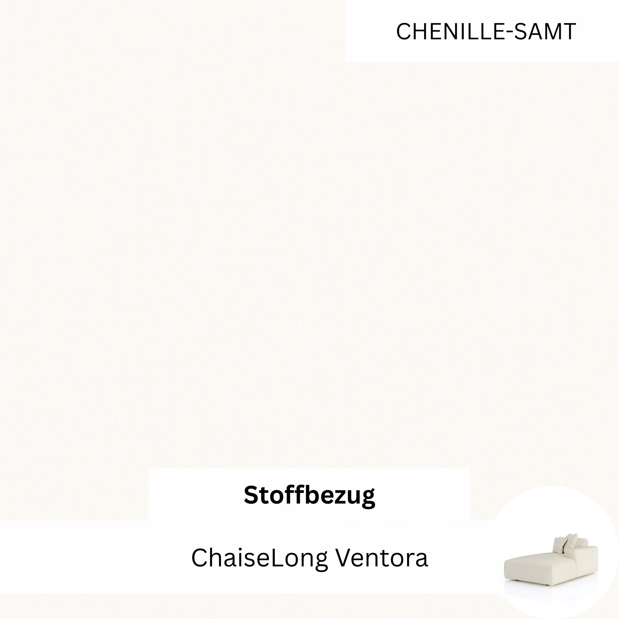 Stoffbezug - ChaiseLong Ventora