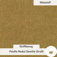 Stoffbezug - Pouffe Modul Sewilla (Groß)