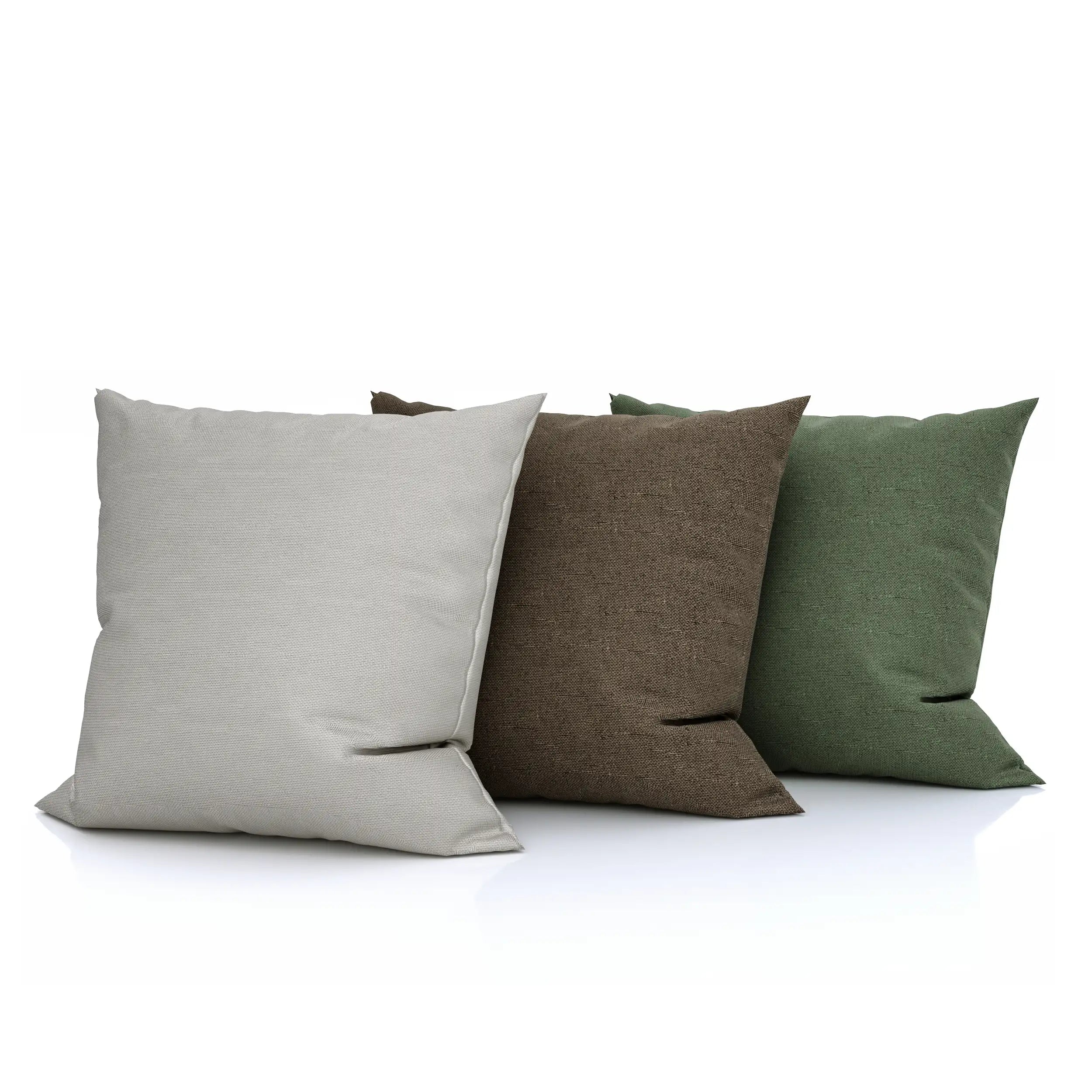 Livinda™ Oreiller Bundle Beige/Marron foncé/Vert (lot de 3)