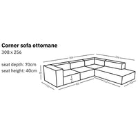 Modular Corner Sofa Ottomane Sewilla