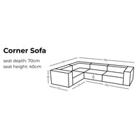 Modular Corner Sofa Sewilla Outdoor