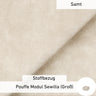 Rivestimento in tessuto - Modulo pouf Sewilla