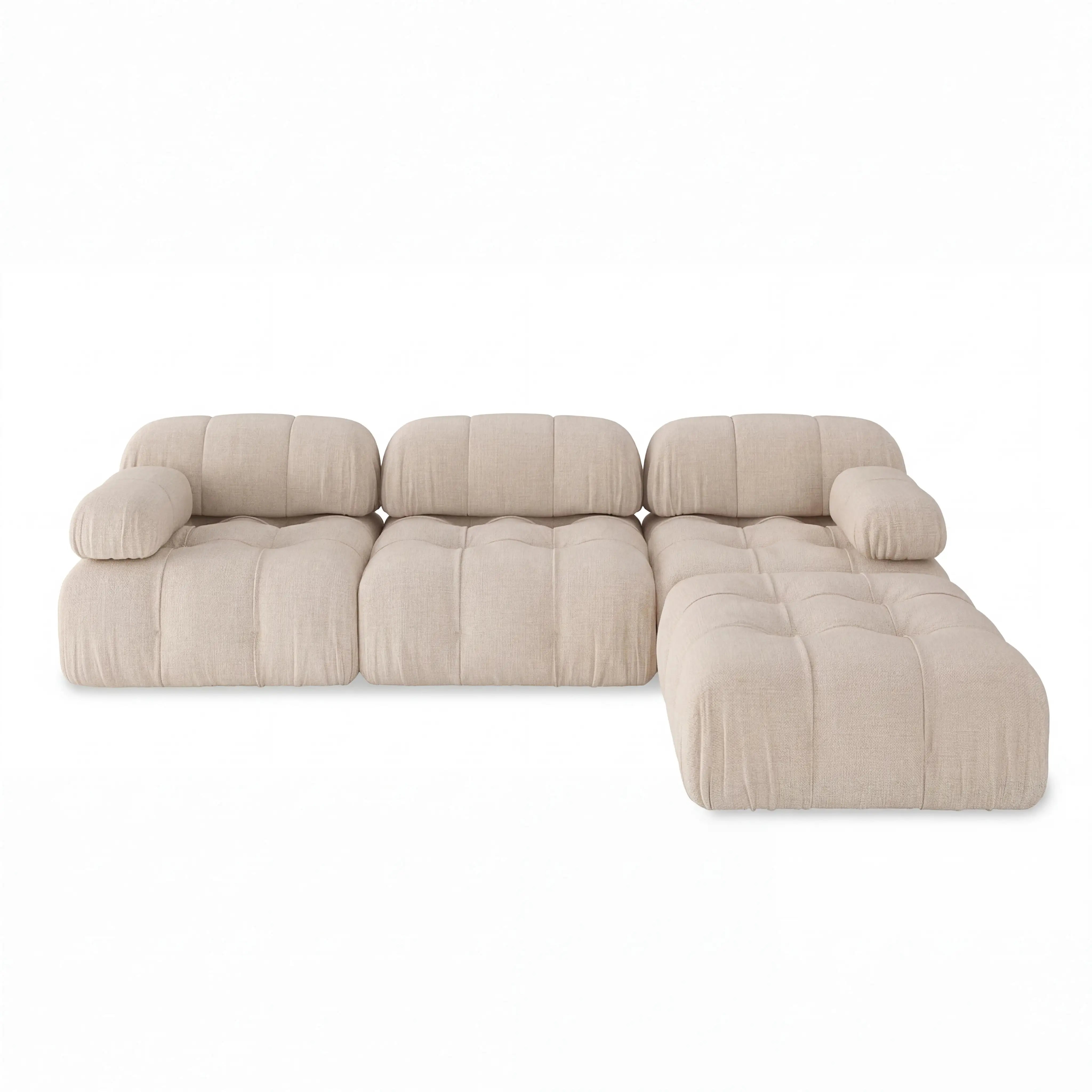 Modulares Sofa Cloud (4-Sitzer) mit Pouffe