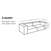 Modular Sofa Sewilla Outdoor (3-seater)