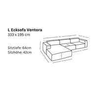 Modulares L Ecksofa Ventora