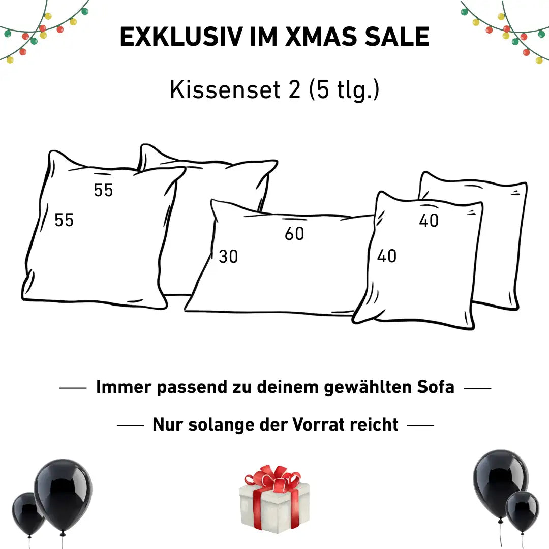 Luxus-Kissenset 2 (5-tlg.) - X MAS Sale