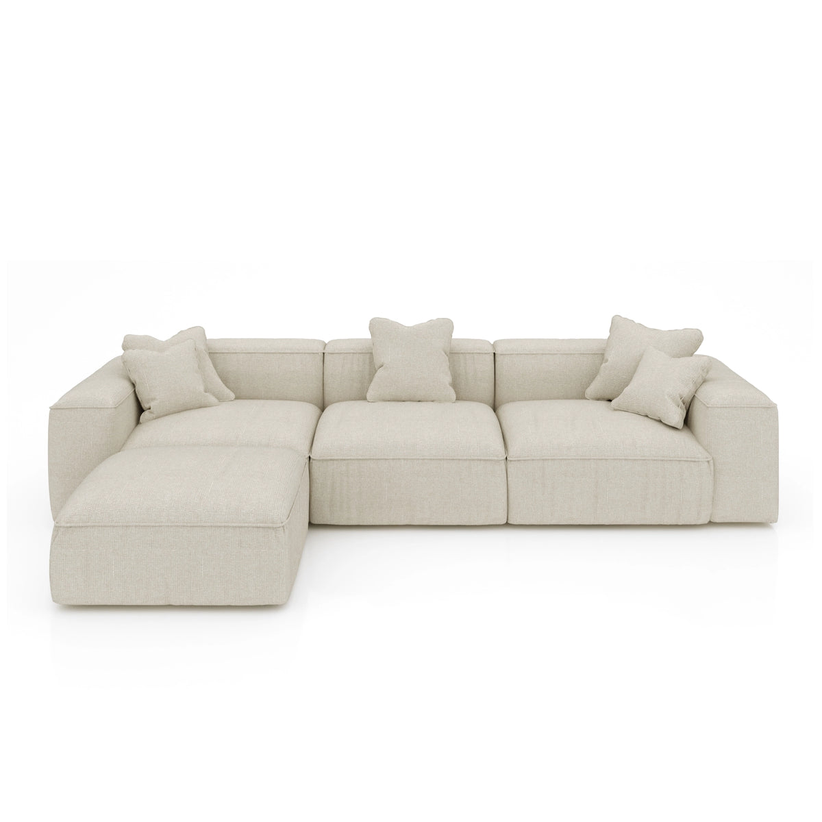 Divano modulare Noto (4 posti) con pouf