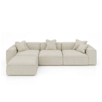 Divano modulare Noto (4 posti) con pouf