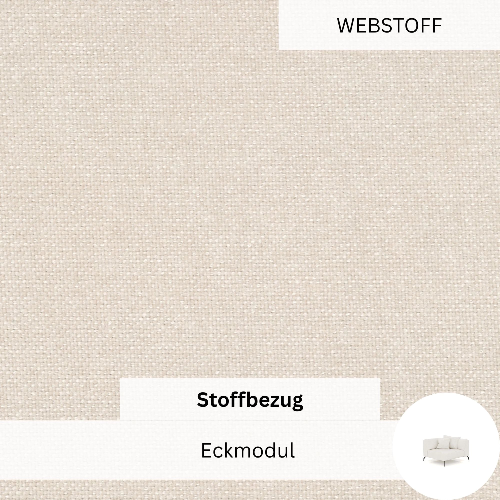 Stoffbezug - Eckmodul Ventora Lift