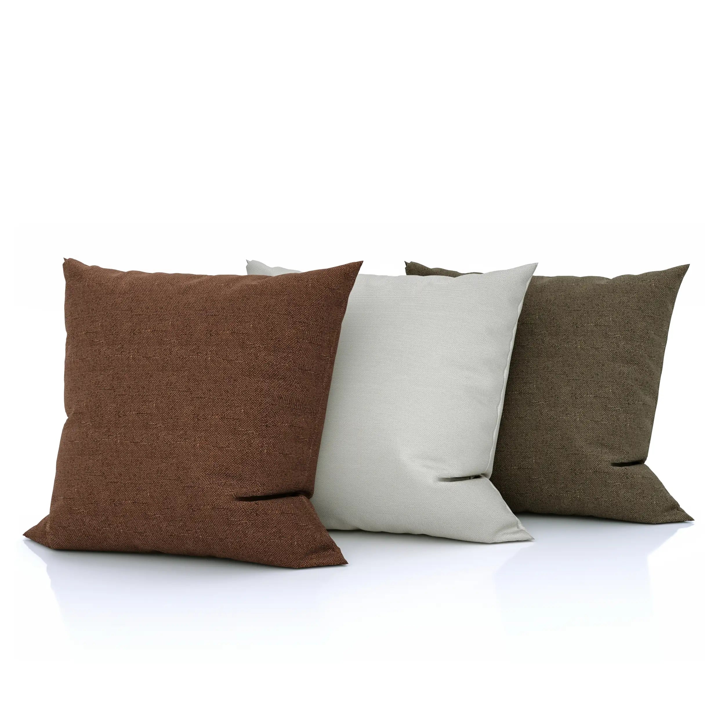 Livinda™ Oreiller Bundle Marron/Gris/Marron foncé (lot de 3)