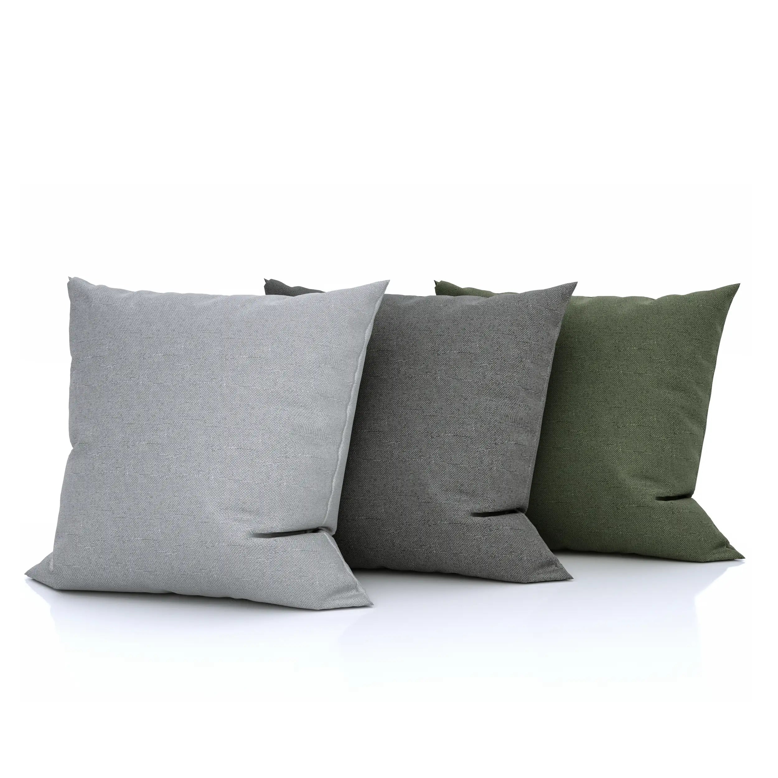 Livinda™ Oreiller Bundle Gris/Gris foncé/Vert (lot de 3)