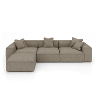 Divano modulare Noto (4 posti) con pouf