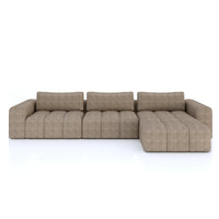 Modular Sofa Comora (4-seater) with Pouffe