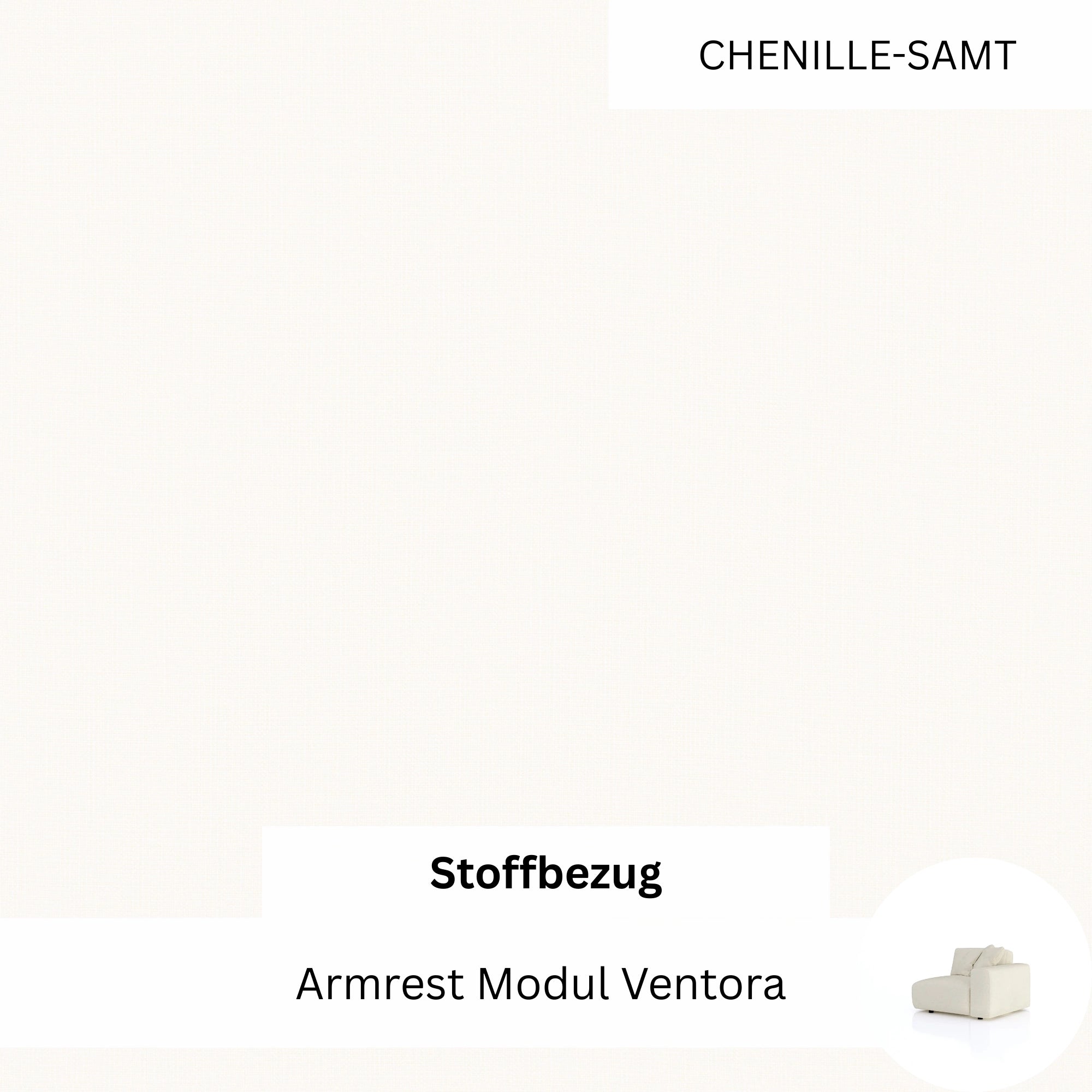 Stoffbezug - Armrest Modul Ventora (Groß)