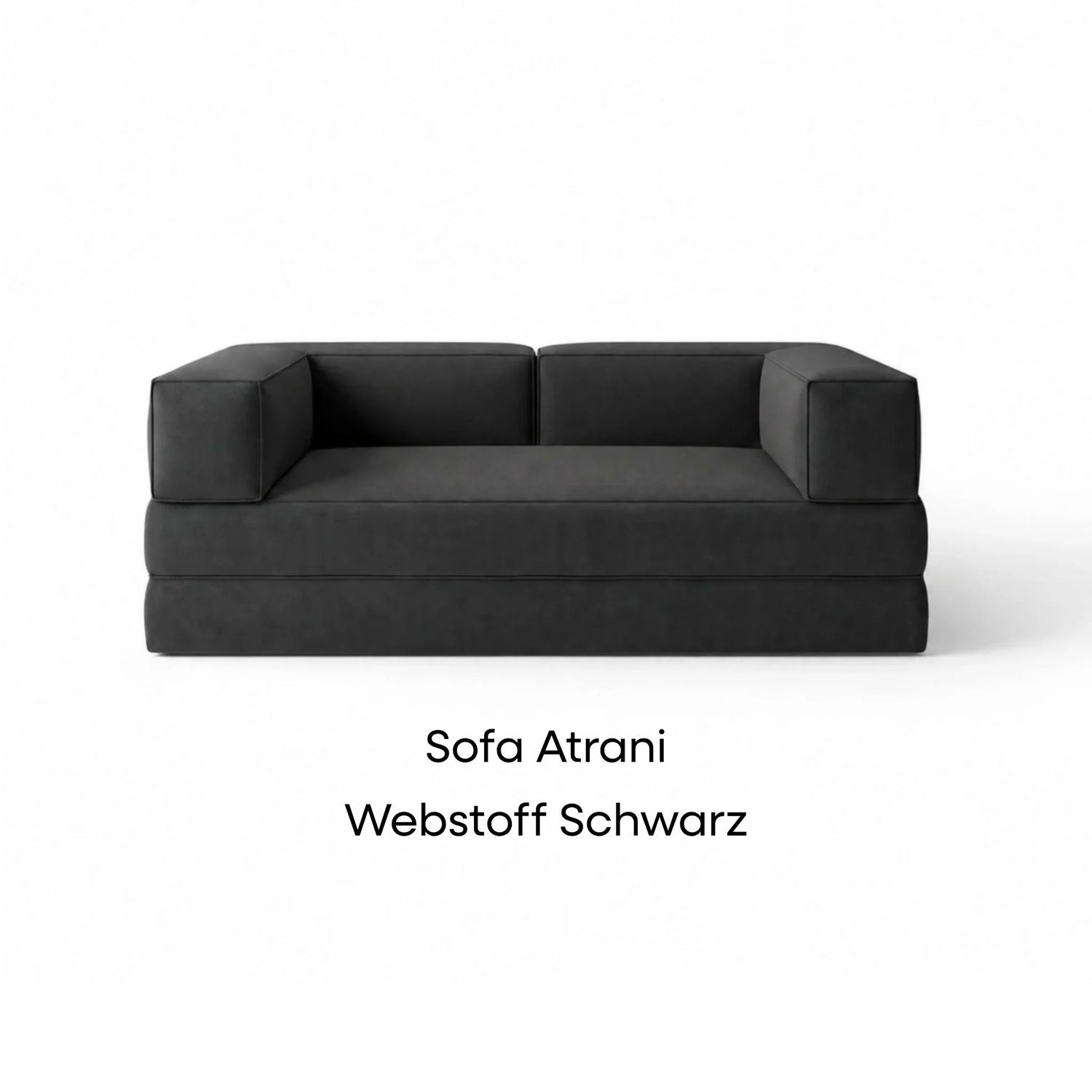Atrani Webstoff Schwarz