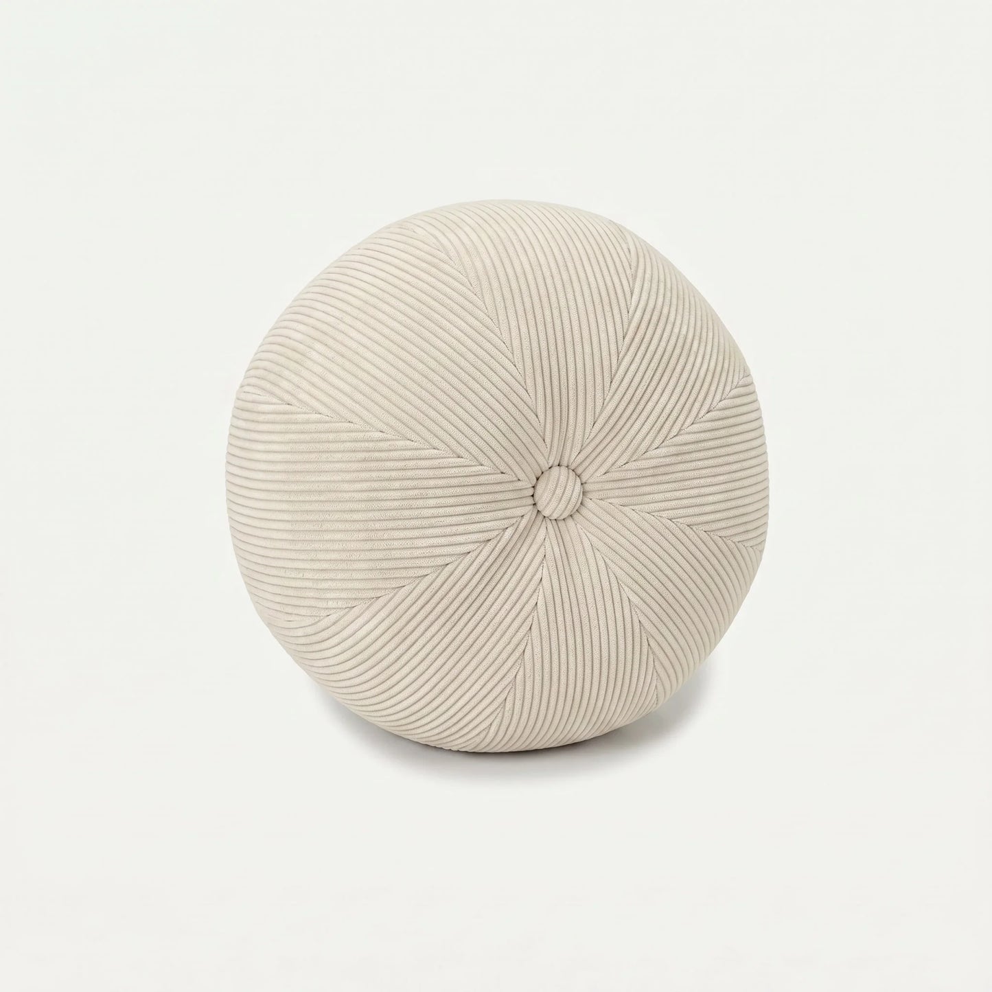 Dekokissen Ball mit Knopf