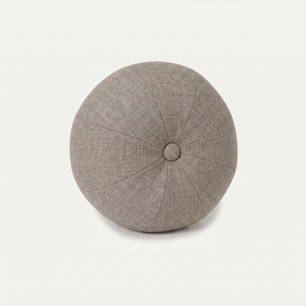 Dekokissen Ball mit Knopf