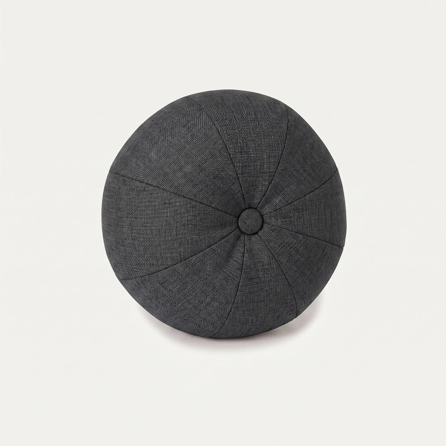 Dekokissen Ball mit Knopf