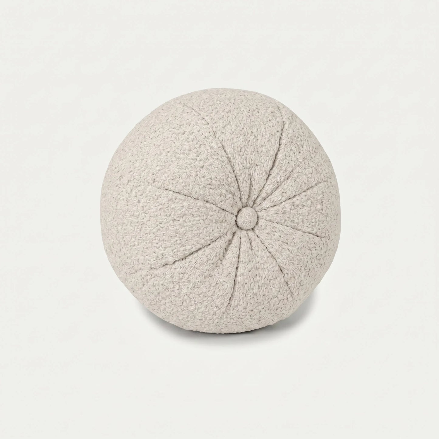 Dekokissen Ball mit Knopf