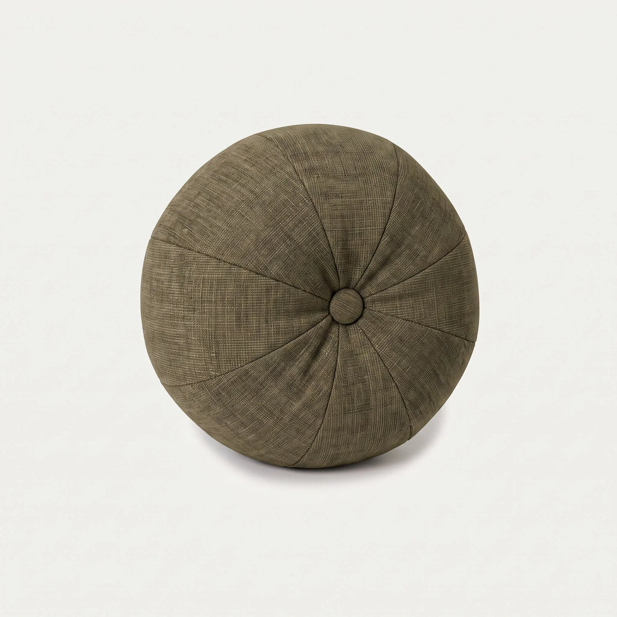 Dekokissen Ball mit Knopf