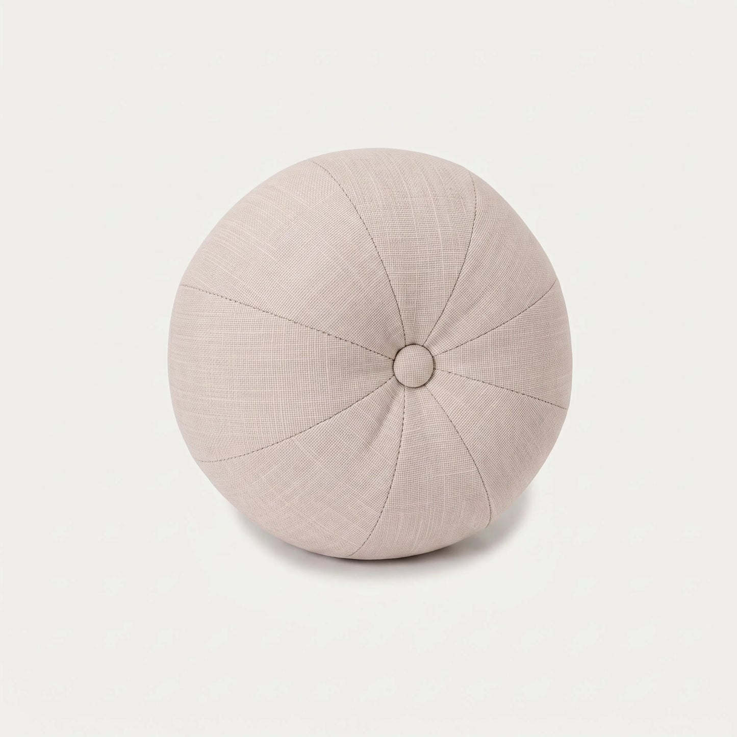 Dekokissen Ball mit Knopf