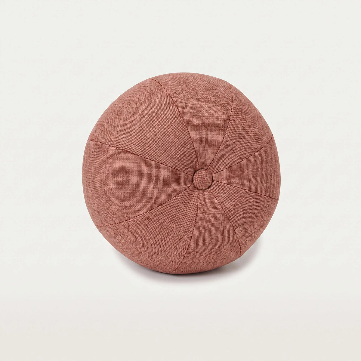 Dekokissen Ball mit Knopf