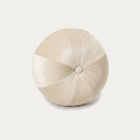 Dekokissen Ball mit Knopf