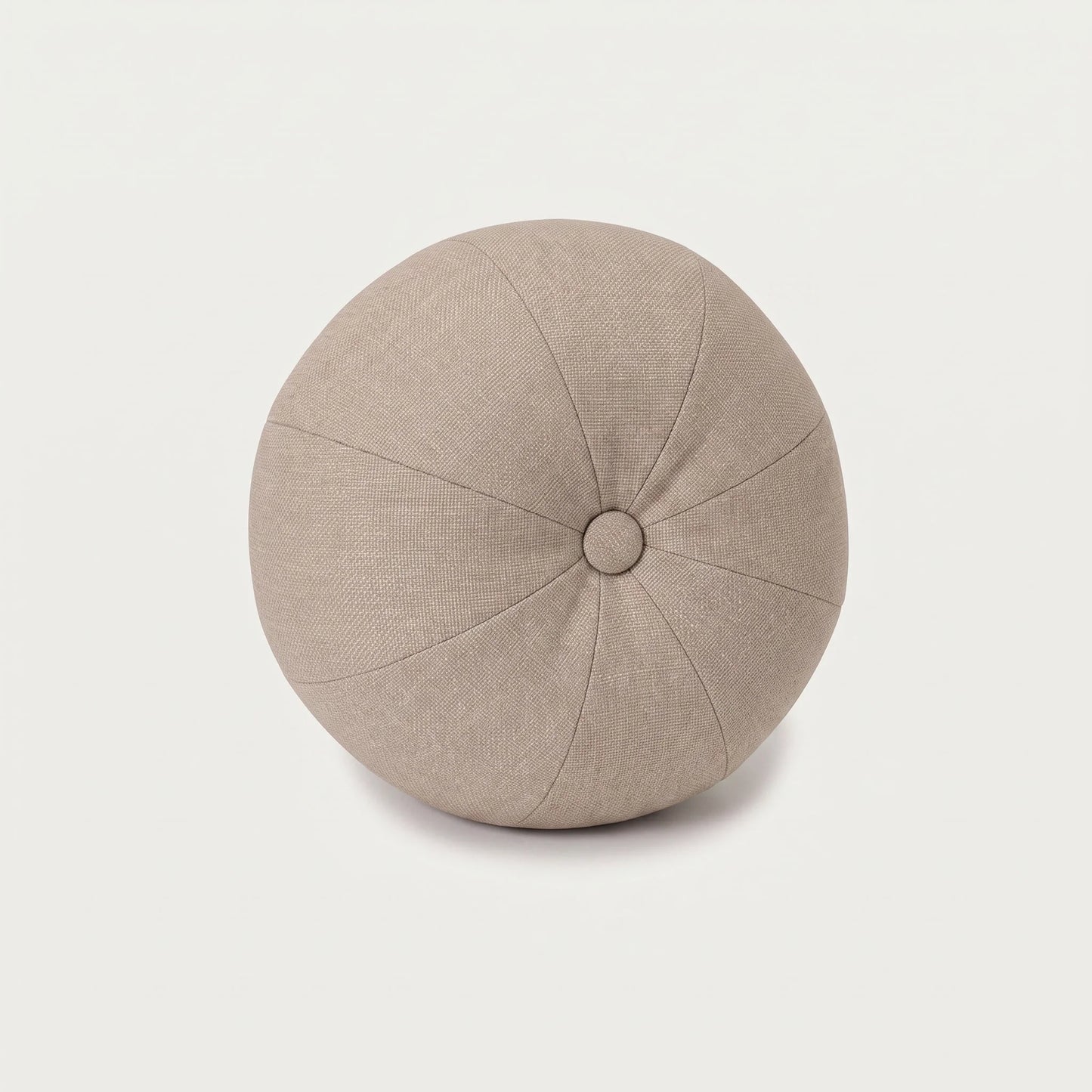 Dekokissen Ball mit Knopf