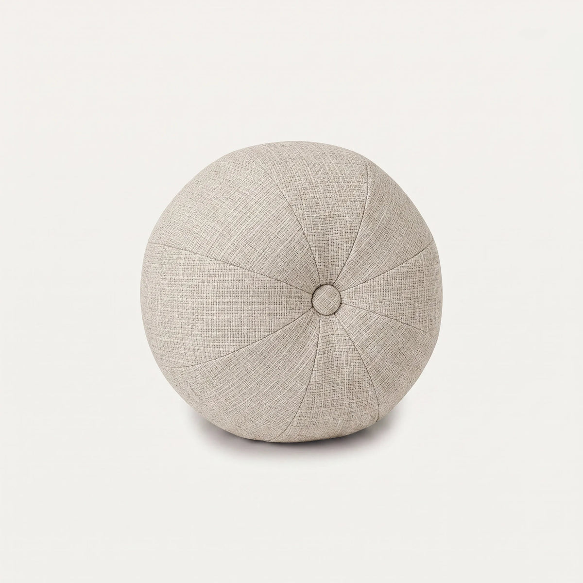 Dekokissen Ball mit Knopf