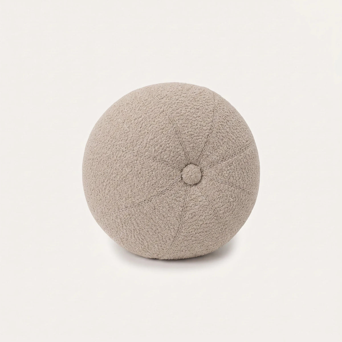 Dekokissen Ball mit Knopf