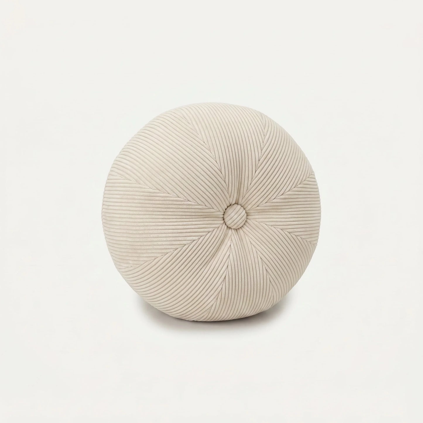 Dekokissen Ball mit Knopf