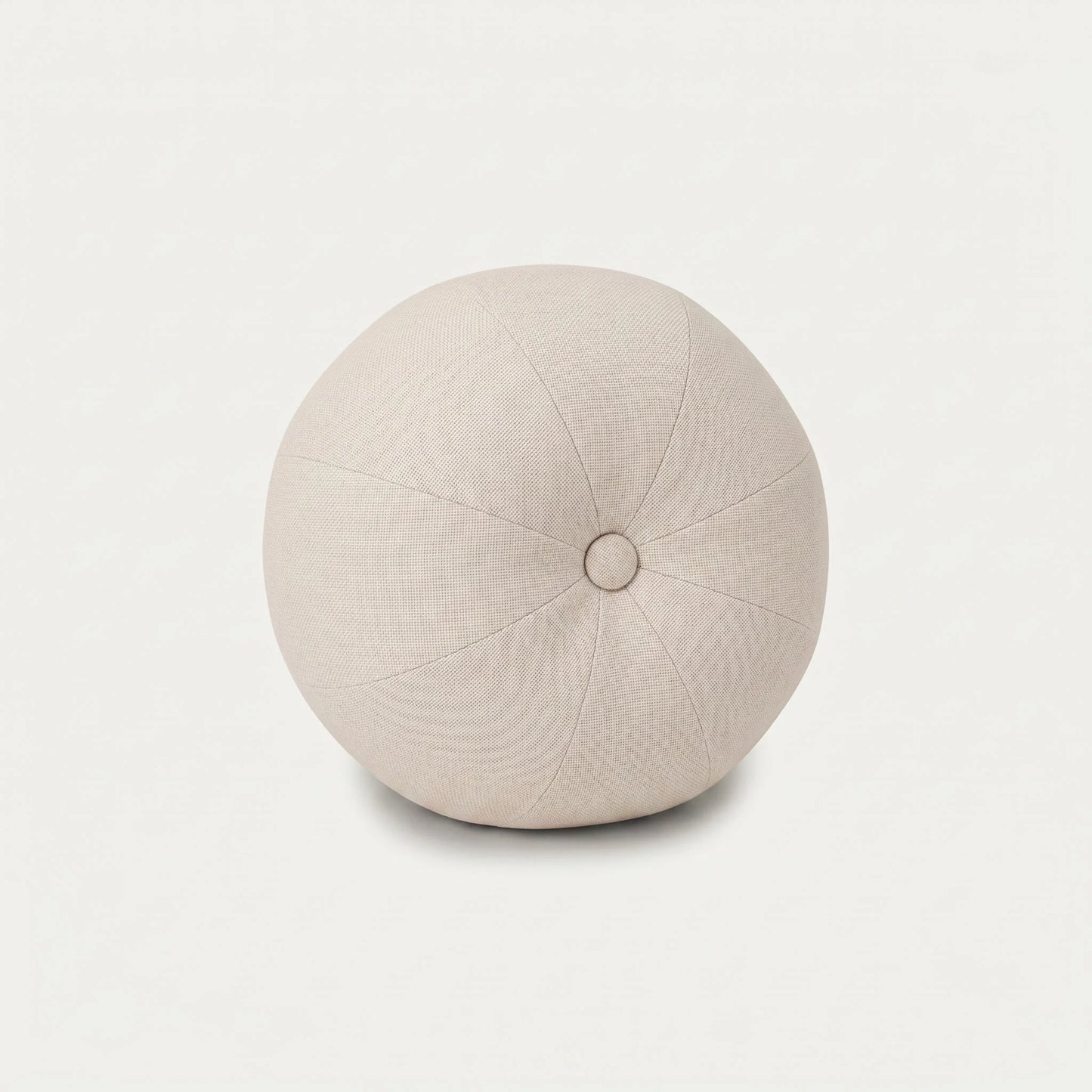 Dekokissen Ball mit Knopf