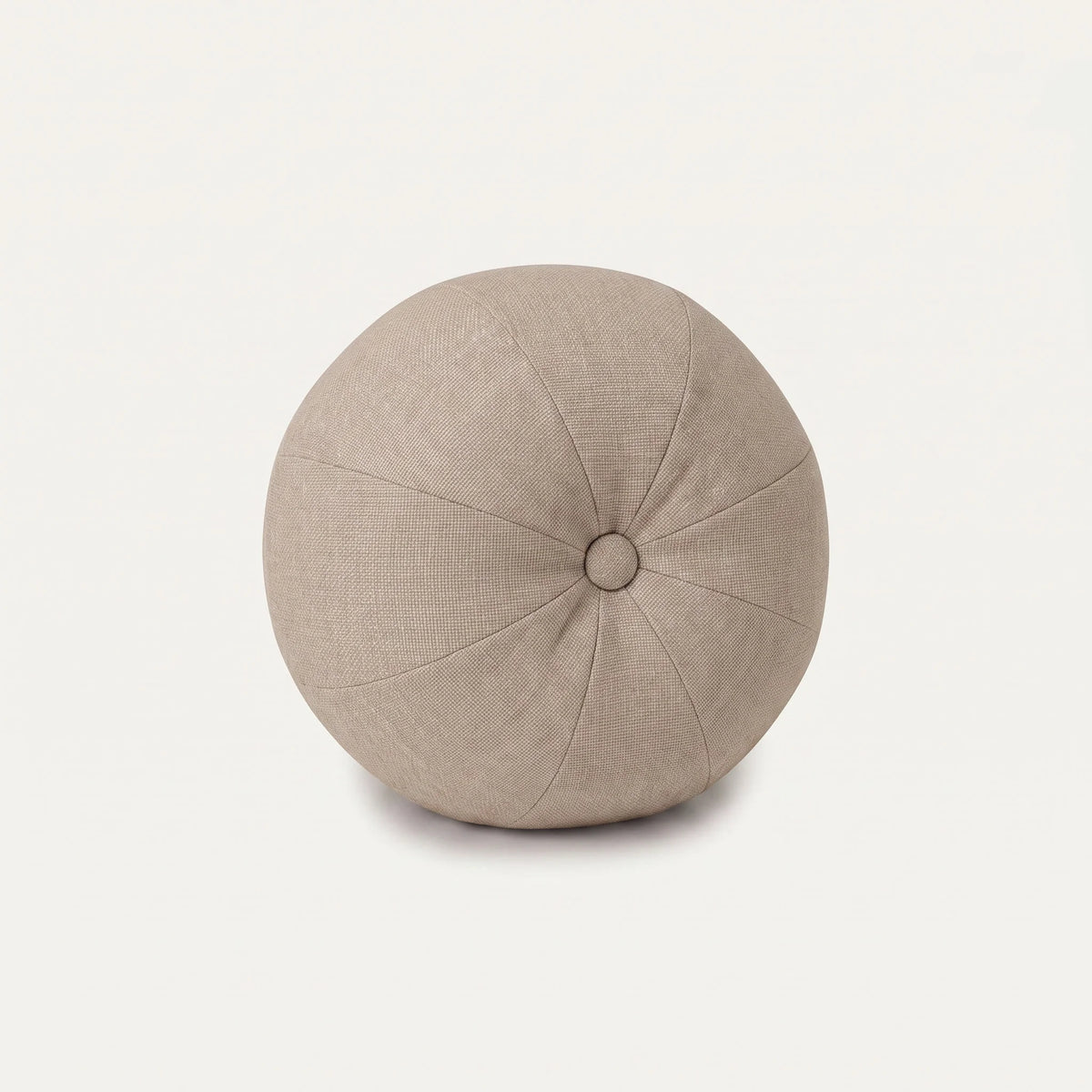 Dekokissen Ball mit Knopf