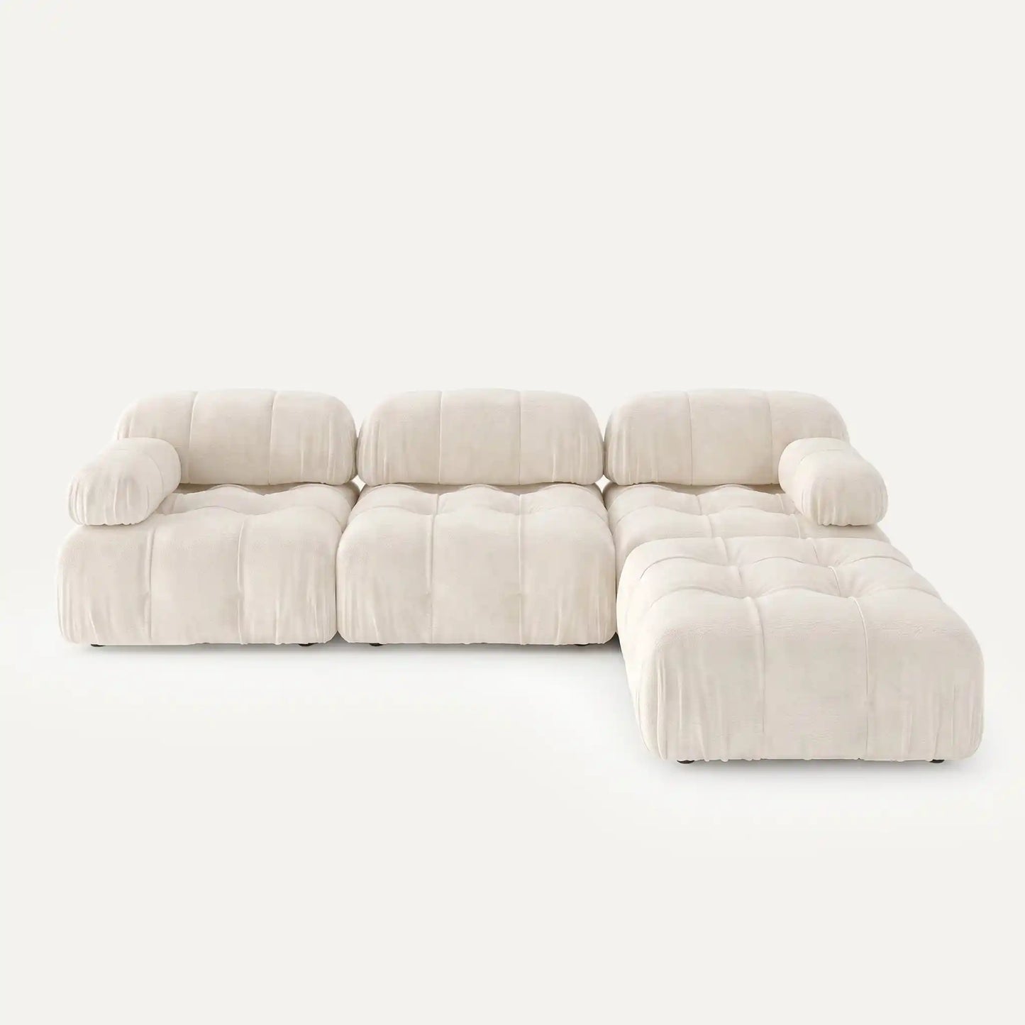 Modulares Sofa Cloud (4-Sitzer) mit Pouffe