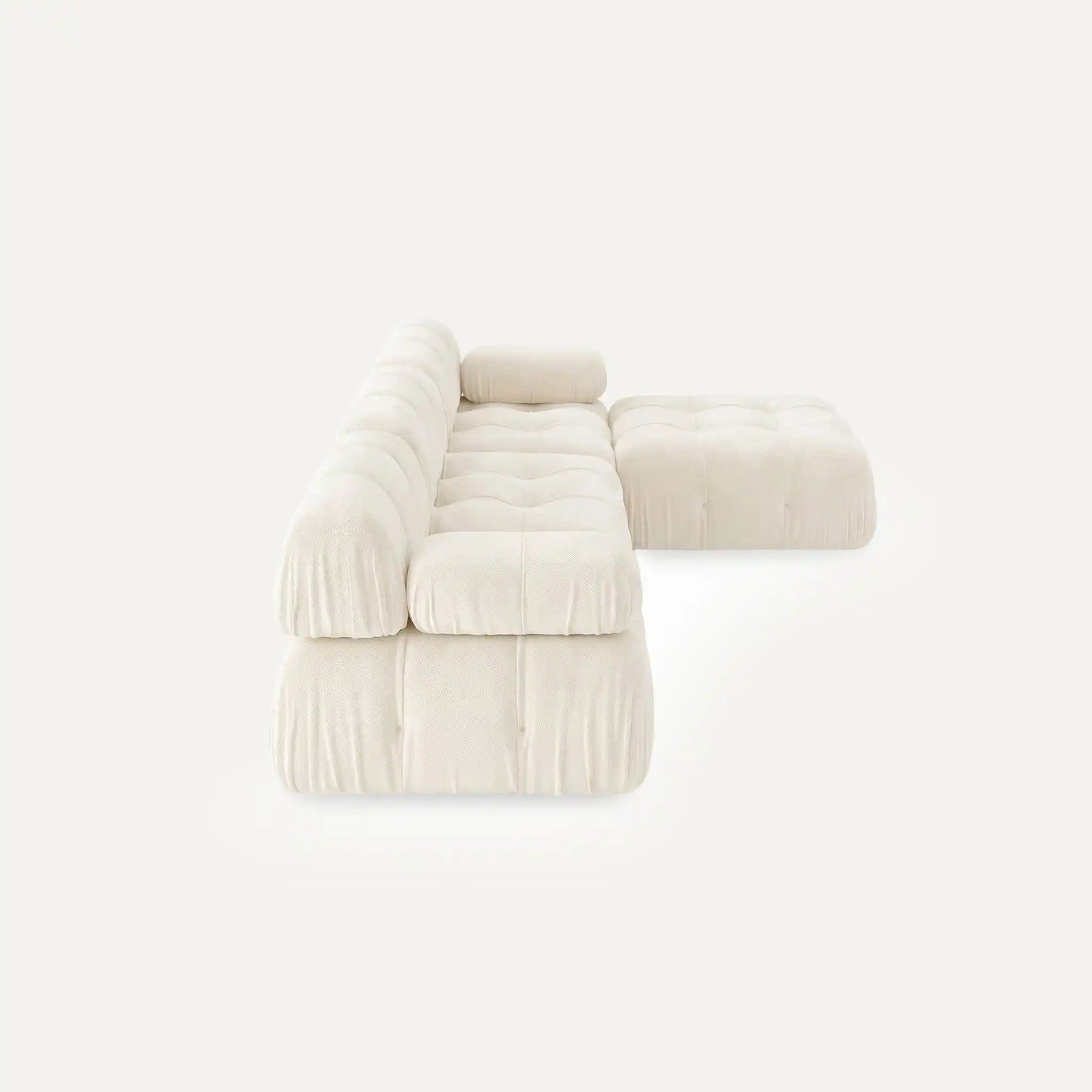 Modulares Sofa Cloud (4-Sitzer) mit Pouffe