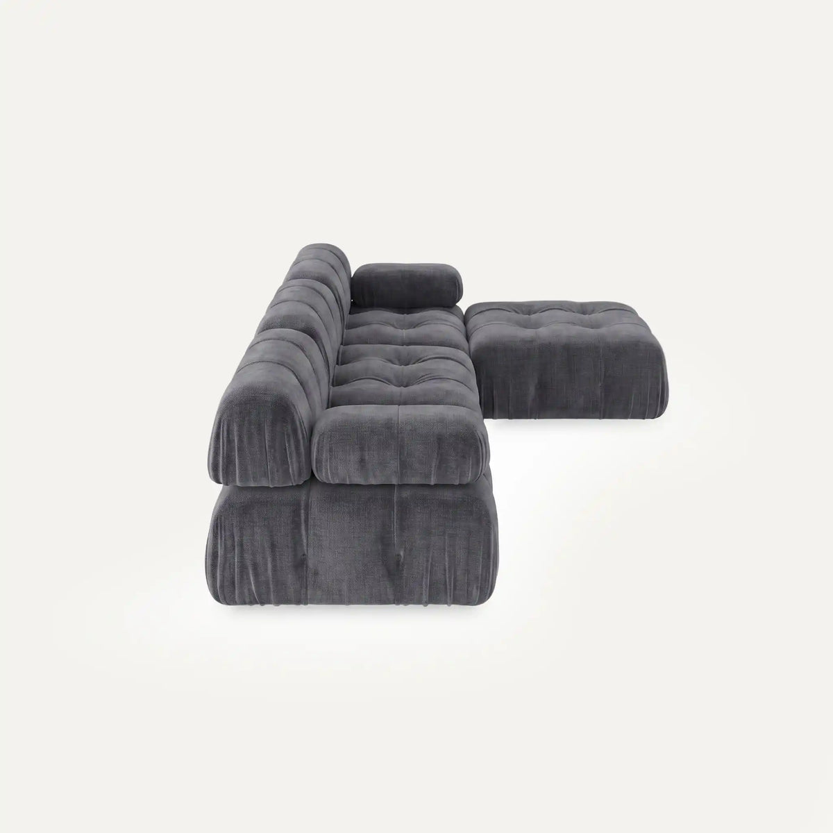 Modulares Sofa Cloud (4-Sitzer) mit Pouffe